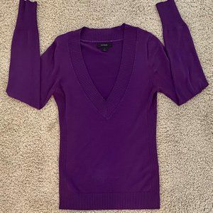 Express Design Studio Deep V-Neck Sweater